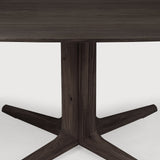 Corto dining table - varnished oak - brown - square White Cliff Studio Dining Table