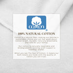 Cotton Border-Stitched 6-Piece Towel Set - Valery Collection White Cliff Studio Towels