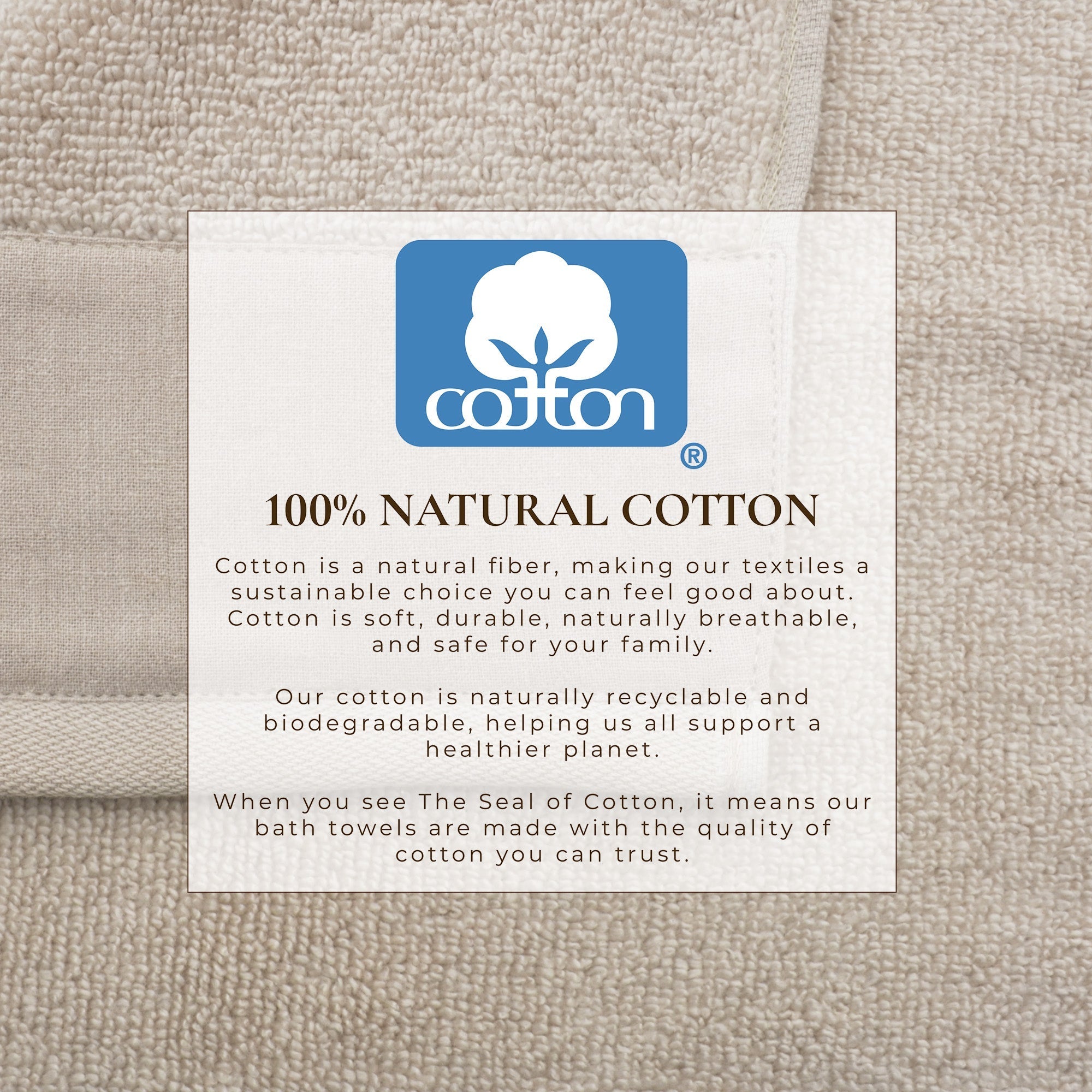 Cotton Linen-Like Border 6-Piece Towel Set - Priya Collection White Cliff Studio Towels