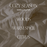 Cozy Season Soy Candle - Brown Matte Jar - 15 oz White Cliff Studio Candles and Candle Accessories