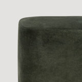 Cube pouf - Forest fabric White Cliff Studio Ottoman