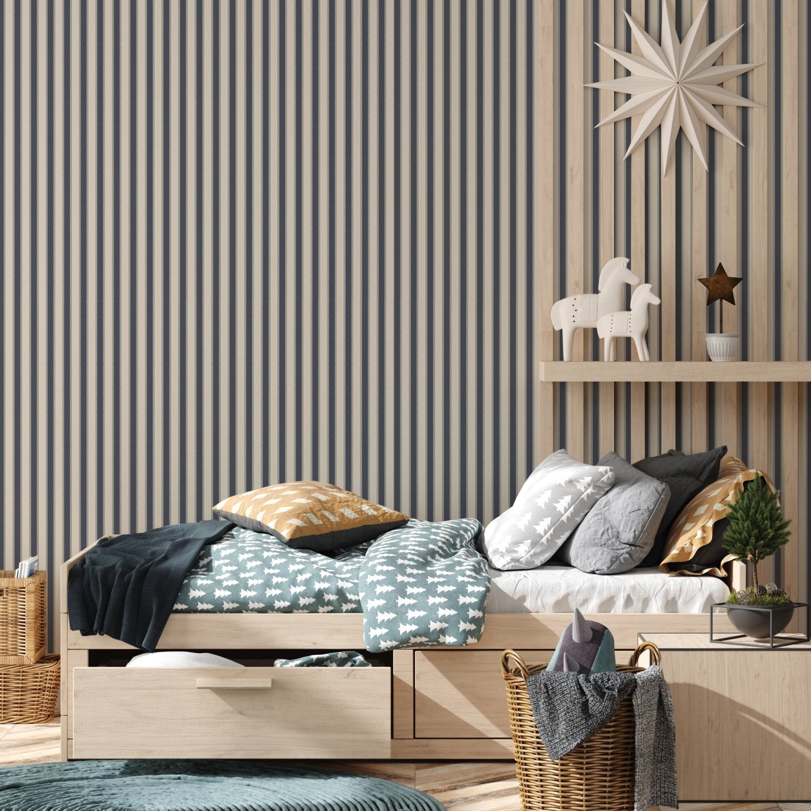 Curt Wallpaper by Hailey Kiefer Designs