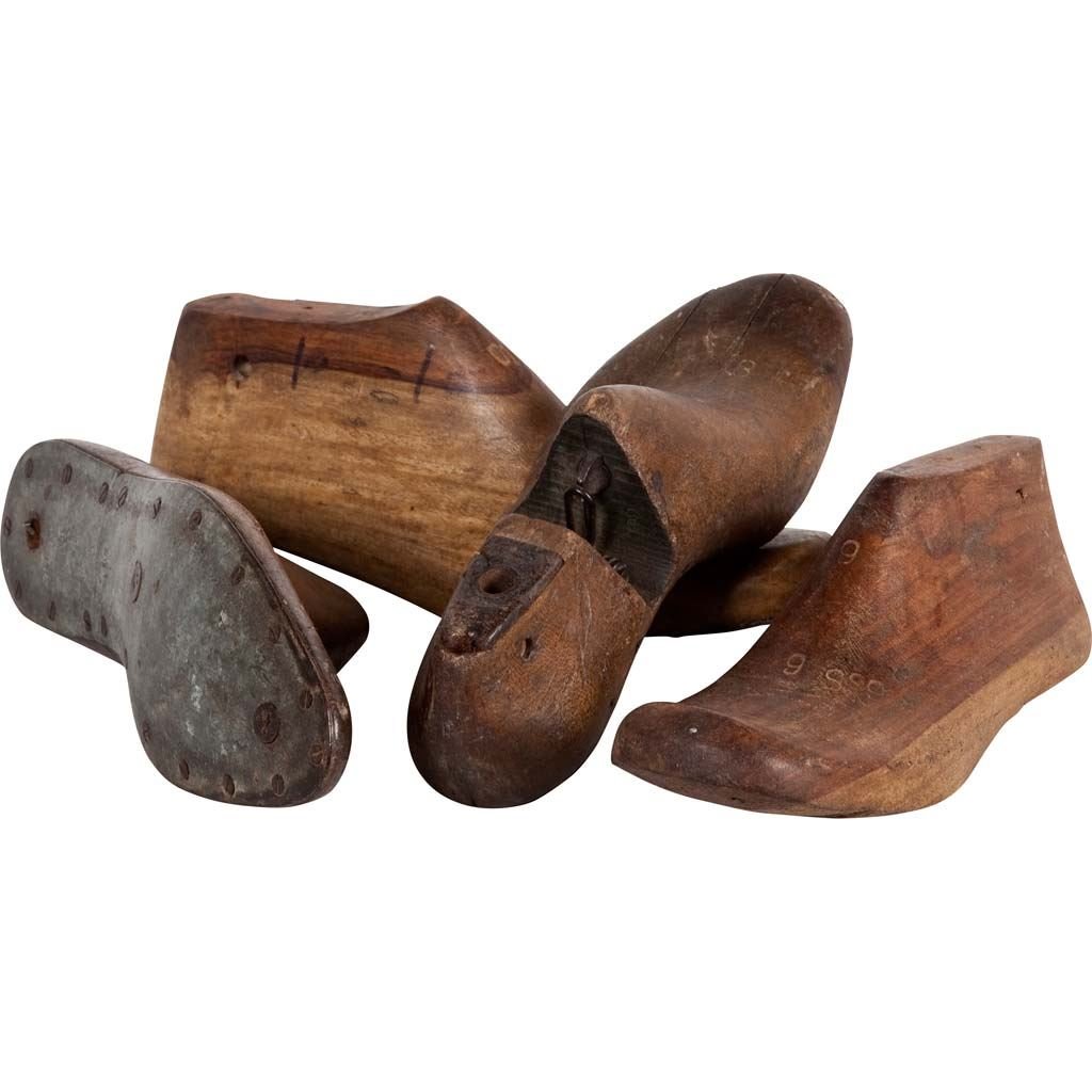 Decorative Found Wooden Shoe Object