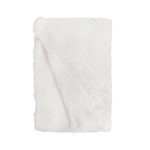 Delphine Oversized Throw White Cliff Studio Throws