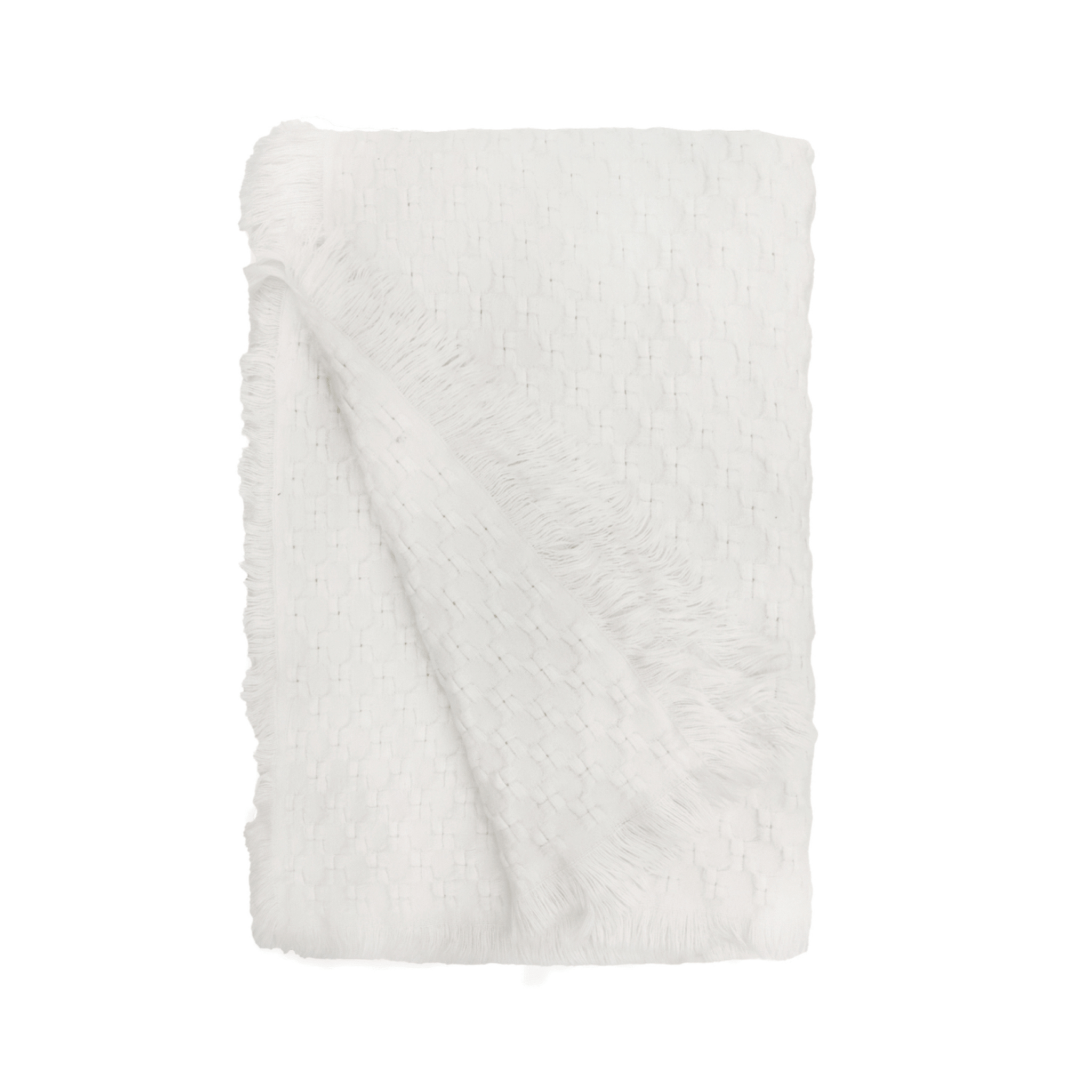 Delphine Oversized Throw White Cliff Studio Throws