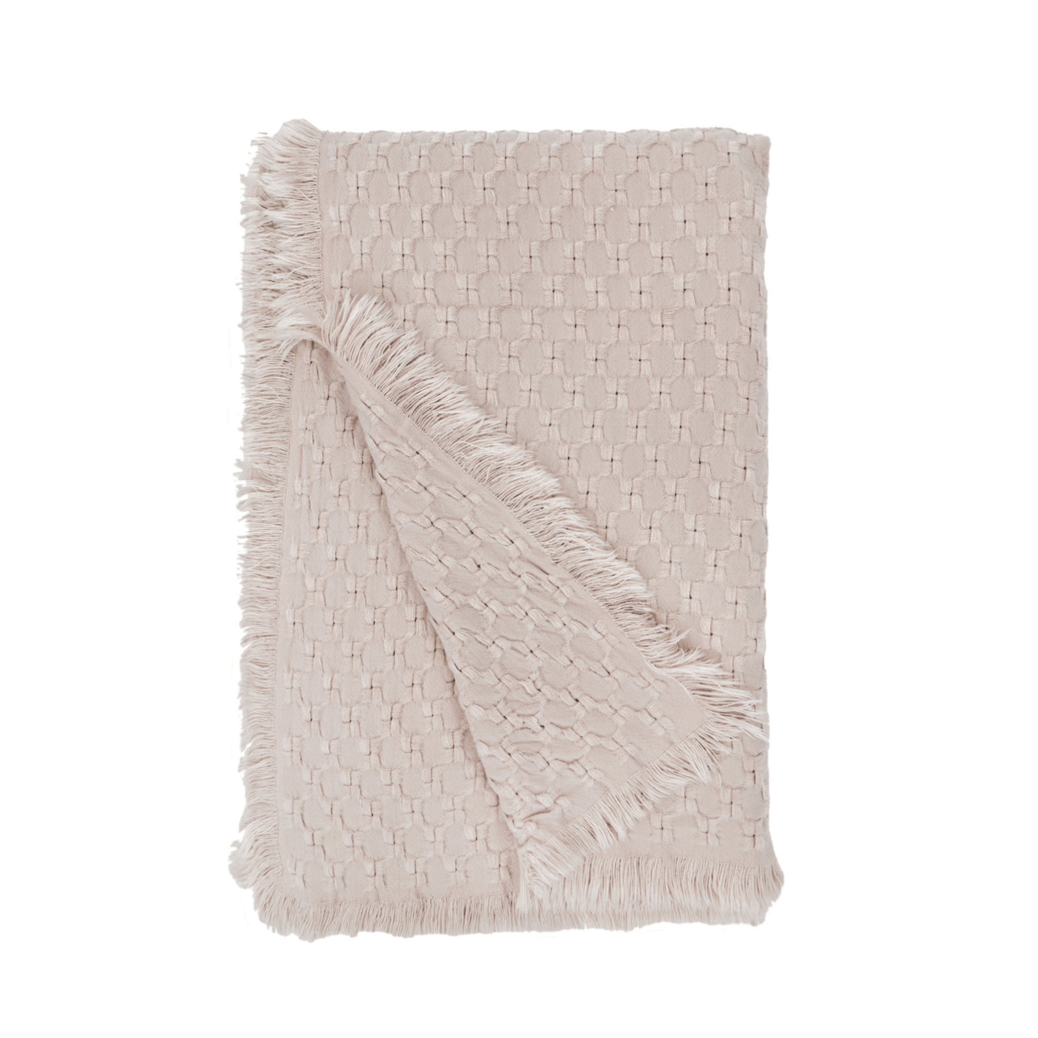 Delphine Oversized Throw White Cliff Studio Throws