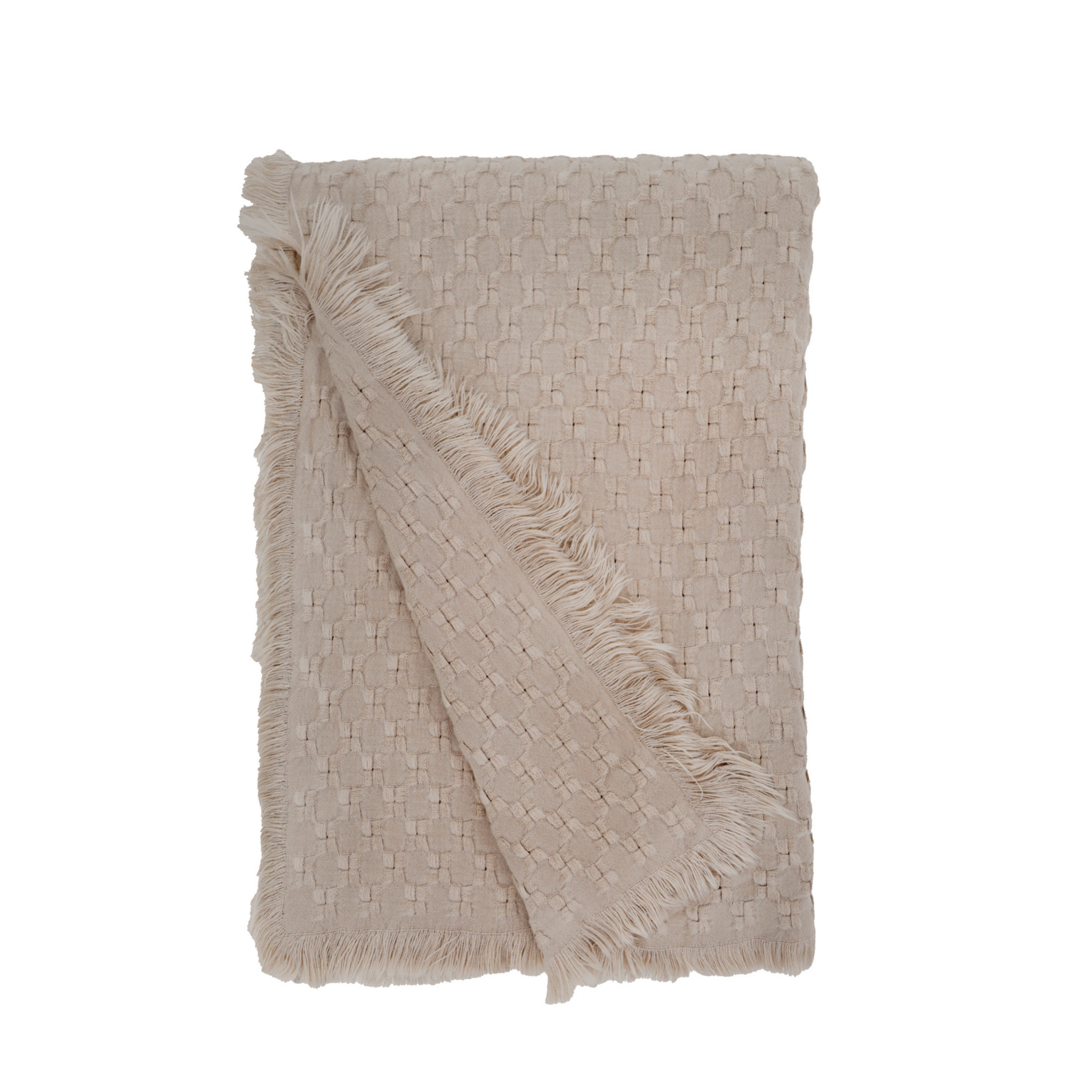 Delphine Oversized Throw White Cliff Studio Throws