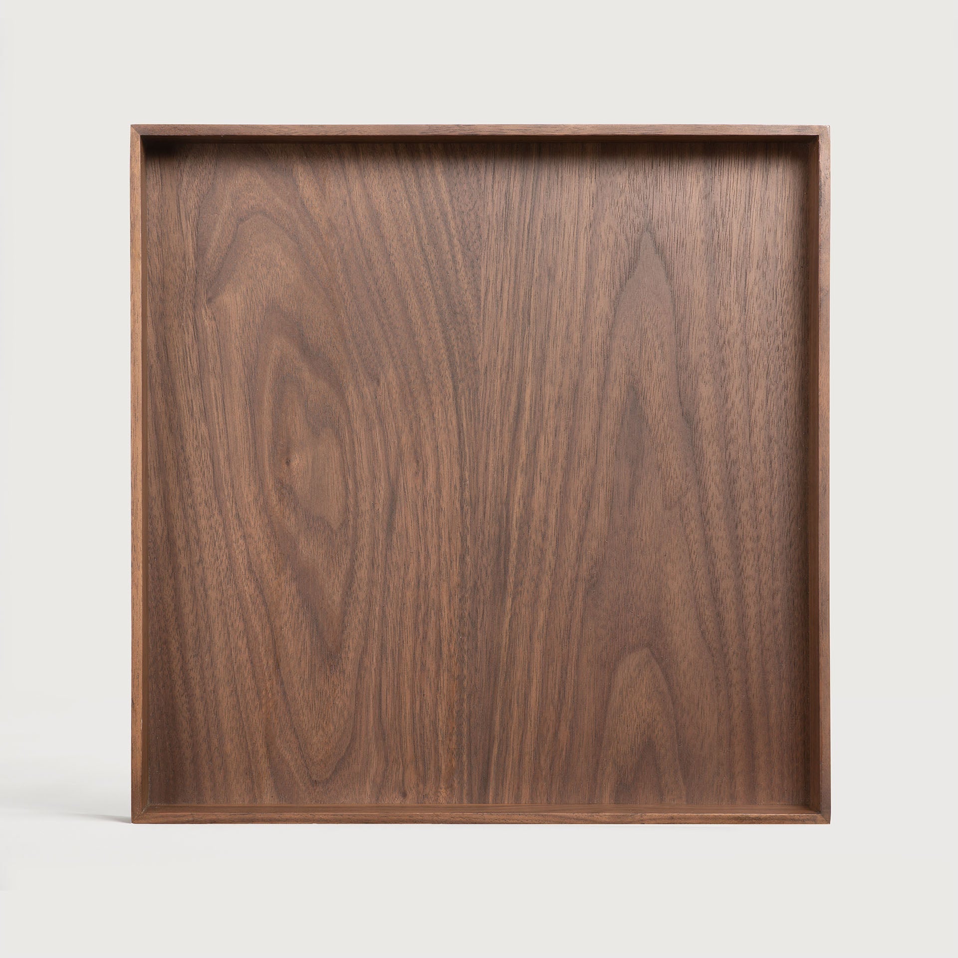 Desk organiser set - glass - walnut holder White Cliff Studio Desk Organizer