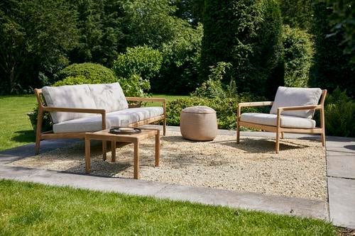 Donut Outdoor Pouf White Cliff Studio Outdoor Ottomans
