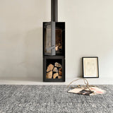 Dots kilim rug - Black White Cliff Studio Rugs