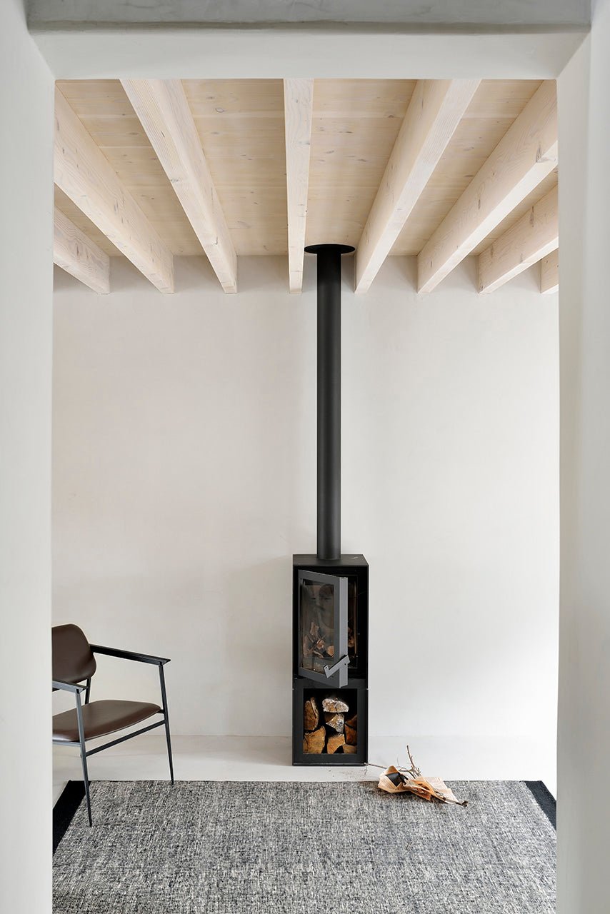 Dots kilim rug - Black White Cliff Studio Rugs