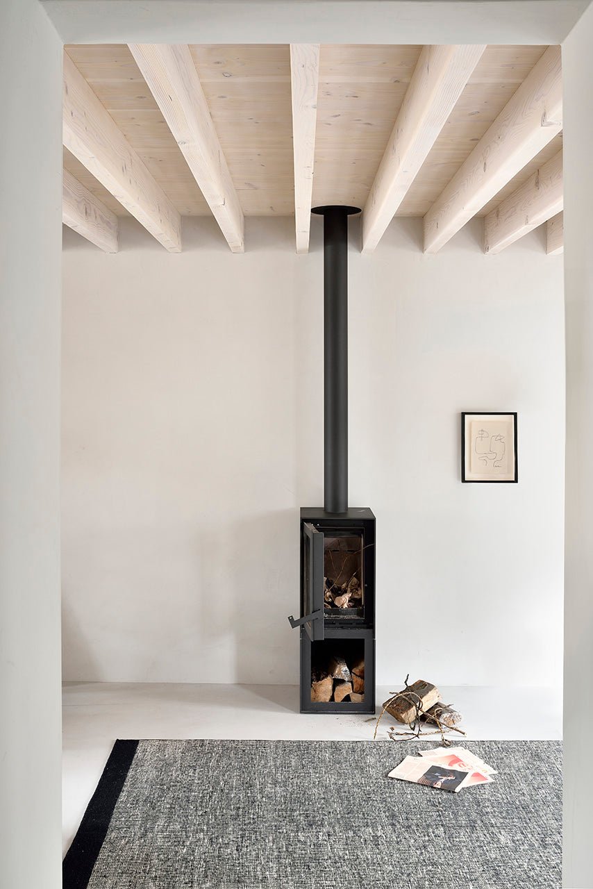 Dots kilim rug - Black White Cliff Studio Rugs