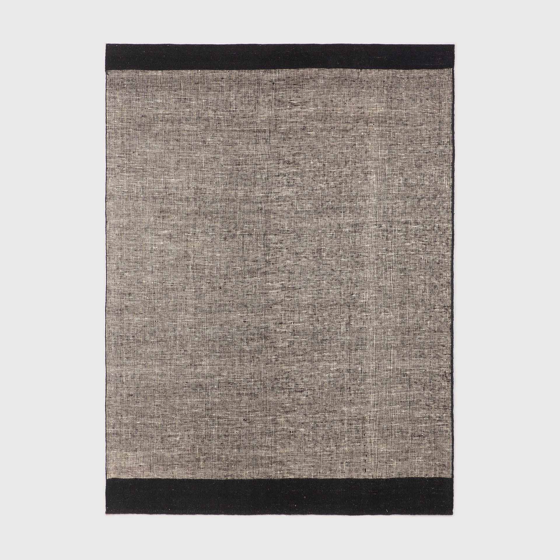 Dots kilim rug - Black White Cliff Studio Rugs