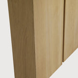 Double extendable dining table - oak - rectangular White Cliff Studio Dining Table