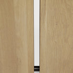 Double extendable dining table - oak - rectangular White Cliff Studio Dining Table