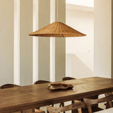 Double extendable dining table - teak - rectangular White Cliff Studio Dining Table