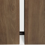 Double extendable dining table - teak - rectangular White Cliff Studio Dining Table