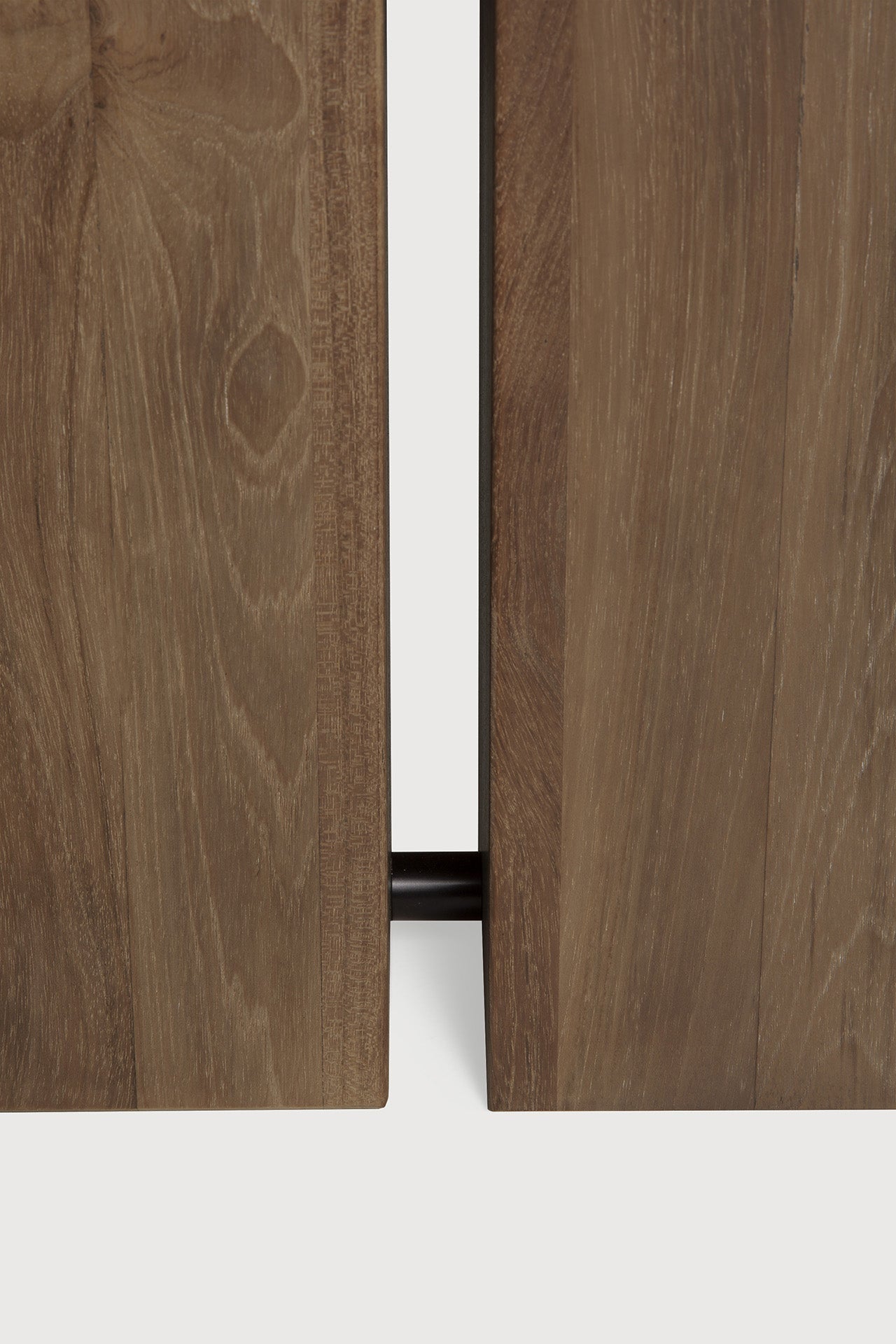 Double extendable dining table - teak - rectangular White Cliff Studio Dining Table