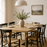 Double Extendable Oak Wood Dining Table White Cliff Studio Rectangular Dining Tables