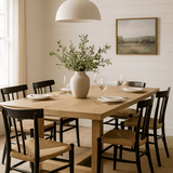 Double Extendable Oak Wood Dining Table White Cliff Studio Rectangular Dining Tables
