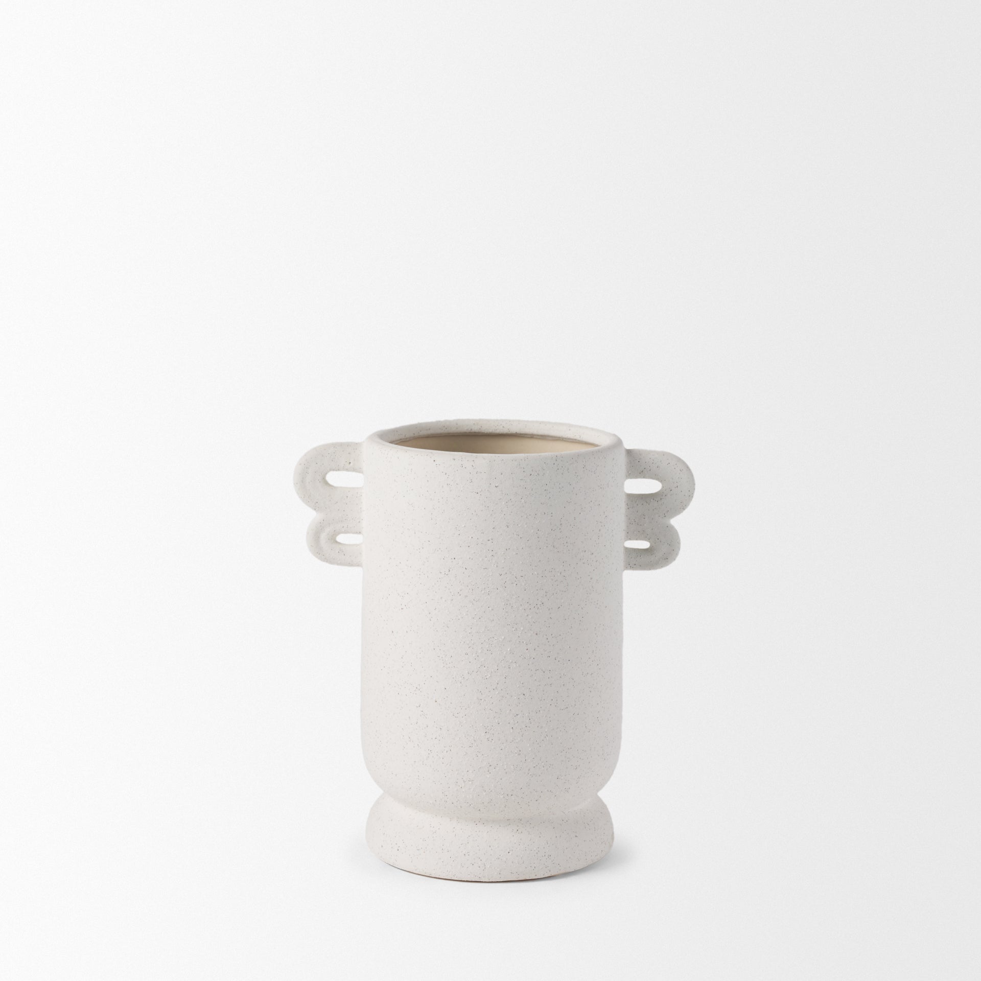Downton Stone Vase with handles
