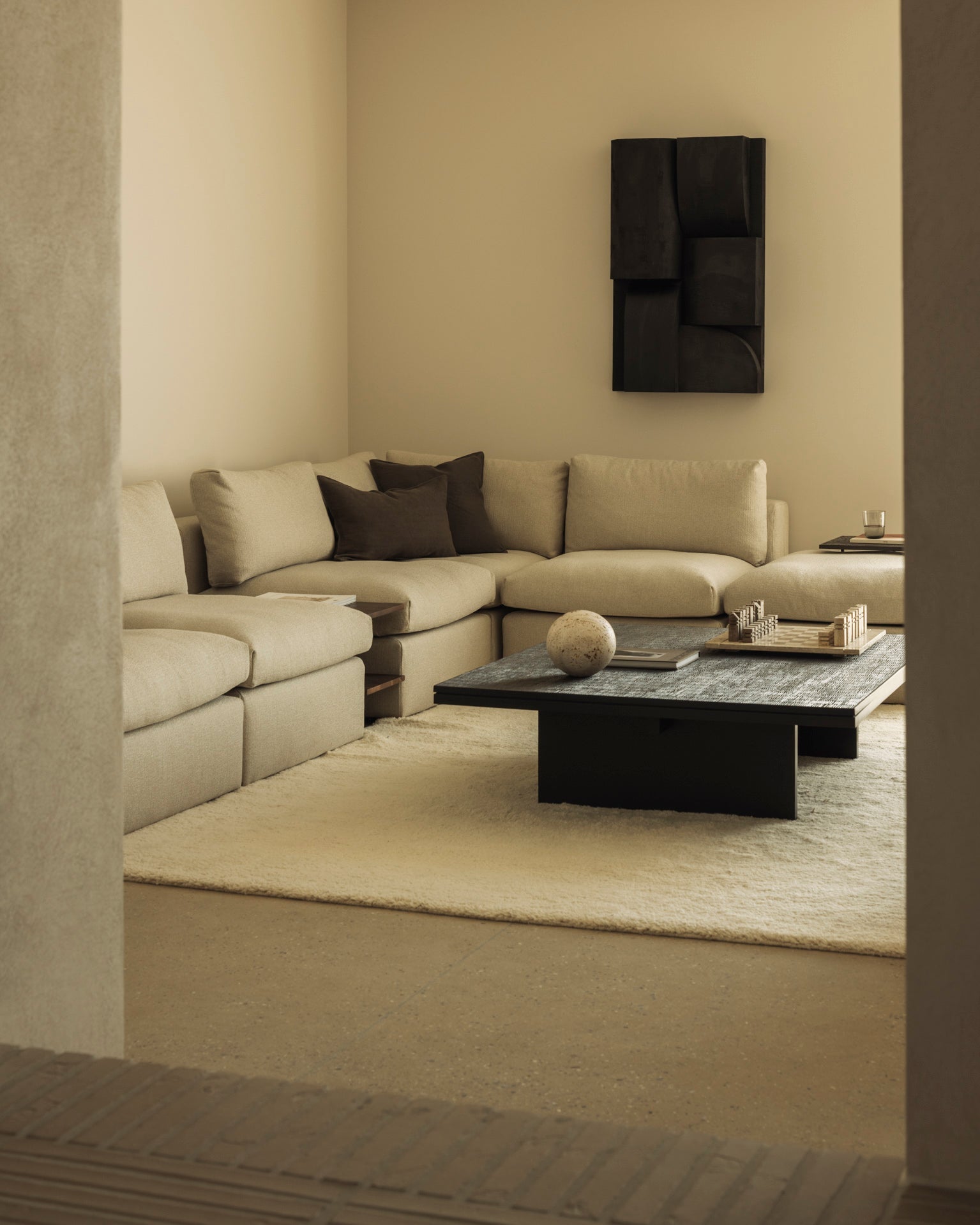 Dunes rug - Sand White Cliff Studio Rugs