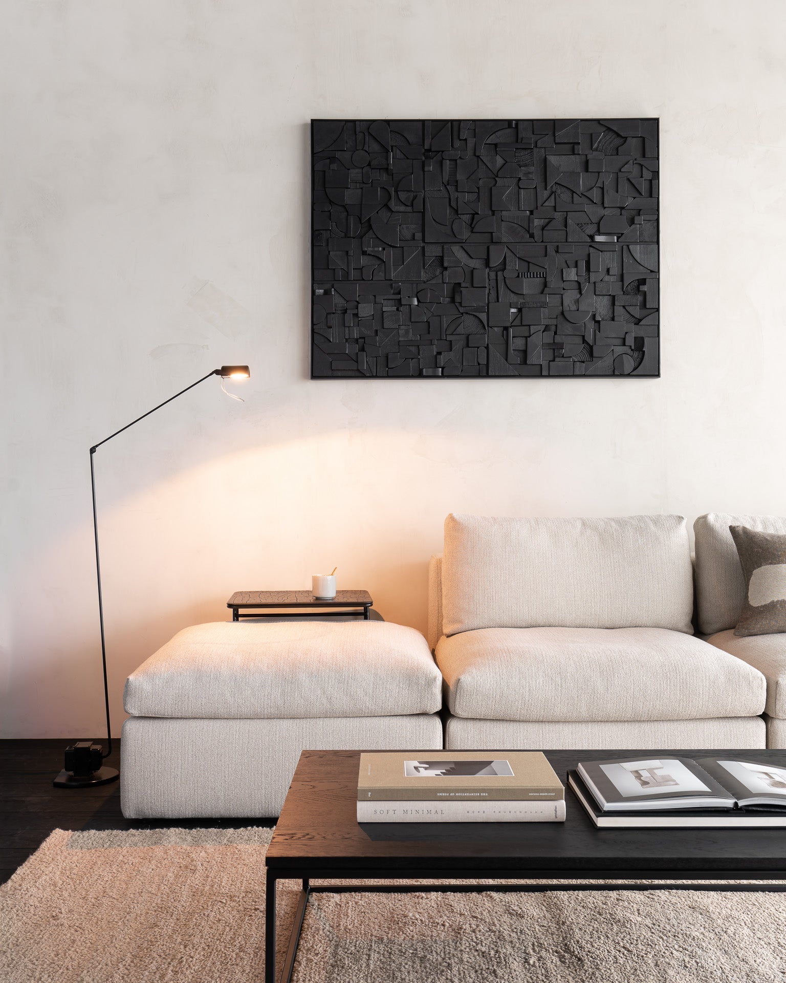 Dunes rug - Sand White Cliff Studio Rugs