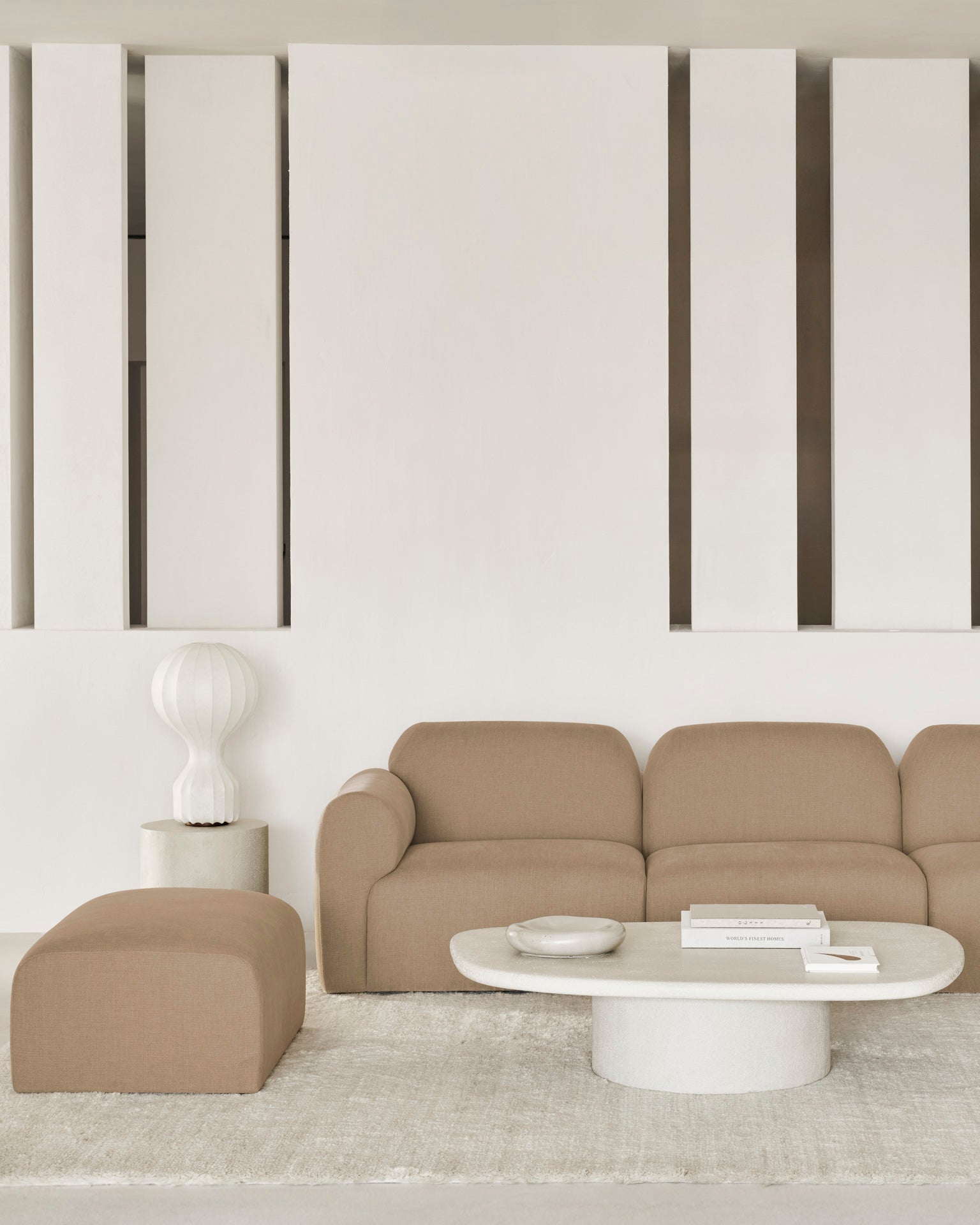 Dunes rug - Sand White Cliff Studio Rugs