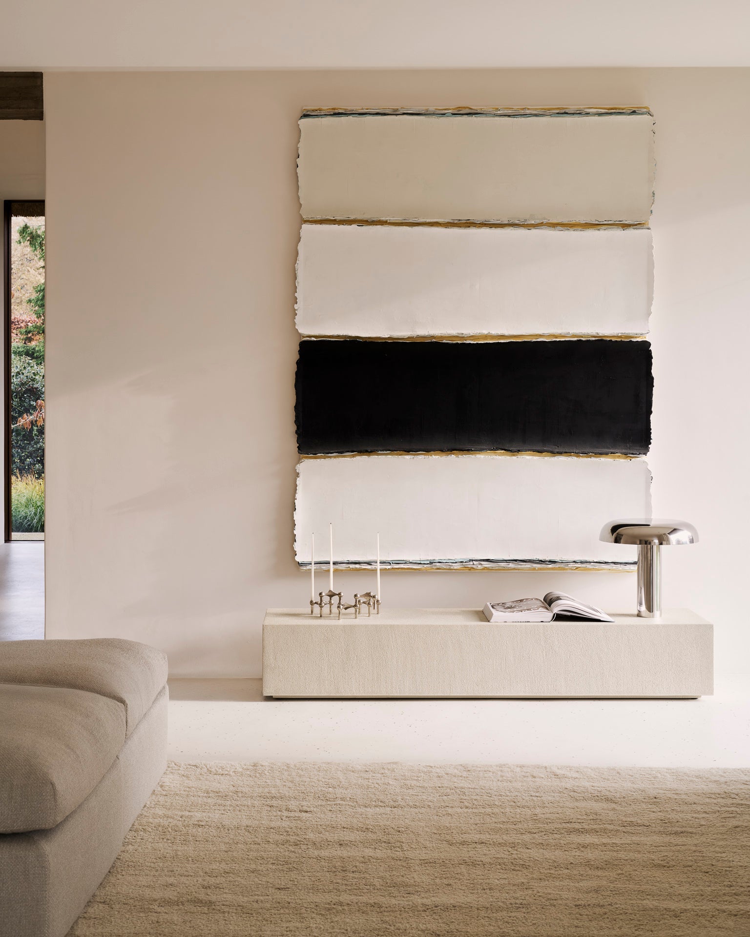 Dunes rug - Sand White Cliff Studio Rugs