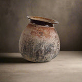 Durango Handcrafted Brown Rustic Vase - 9.4" x 10.2"