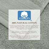 Cotton Linen-Like Border 6-Piece Towel Set - Priya Collection