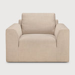 Ease lounge chair - Leche fabric White Cliff Studio Lounge Chair