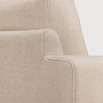 Ease lounge chair - Leche fabric White Cliff Studio Lounge Chair