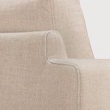 Ease lounge chair - Leche fabric White Cliff Studio Lounge Chair