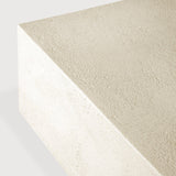 Elements coffee table - varnished Microcement - Off White - rectangular White Cliff Studio COFFEE TABLE