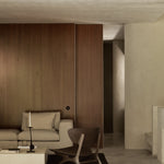 Elements coffee table - varnished Microcement - Off White - rectangular White Cliff Studio COFFEE TABLE