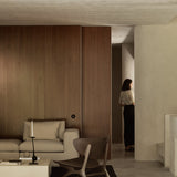 Elements coffee table - varnished Microcement - Off White - rectangular White Cliff Studio COFFEE TABLE