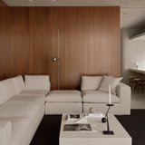 Elements coffee table - varnished Microcement - Off White - rectangular White Cliff Studio COFFEE TABLE