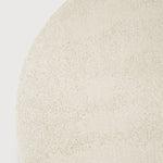 Elements coffee table - varnished Microcement - Off White - round White Cliff Studio COFFEE TABLE