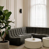 Elements coffee table - varnished Microcement - Off White - round White Cliff Studio COFFEE TABLE