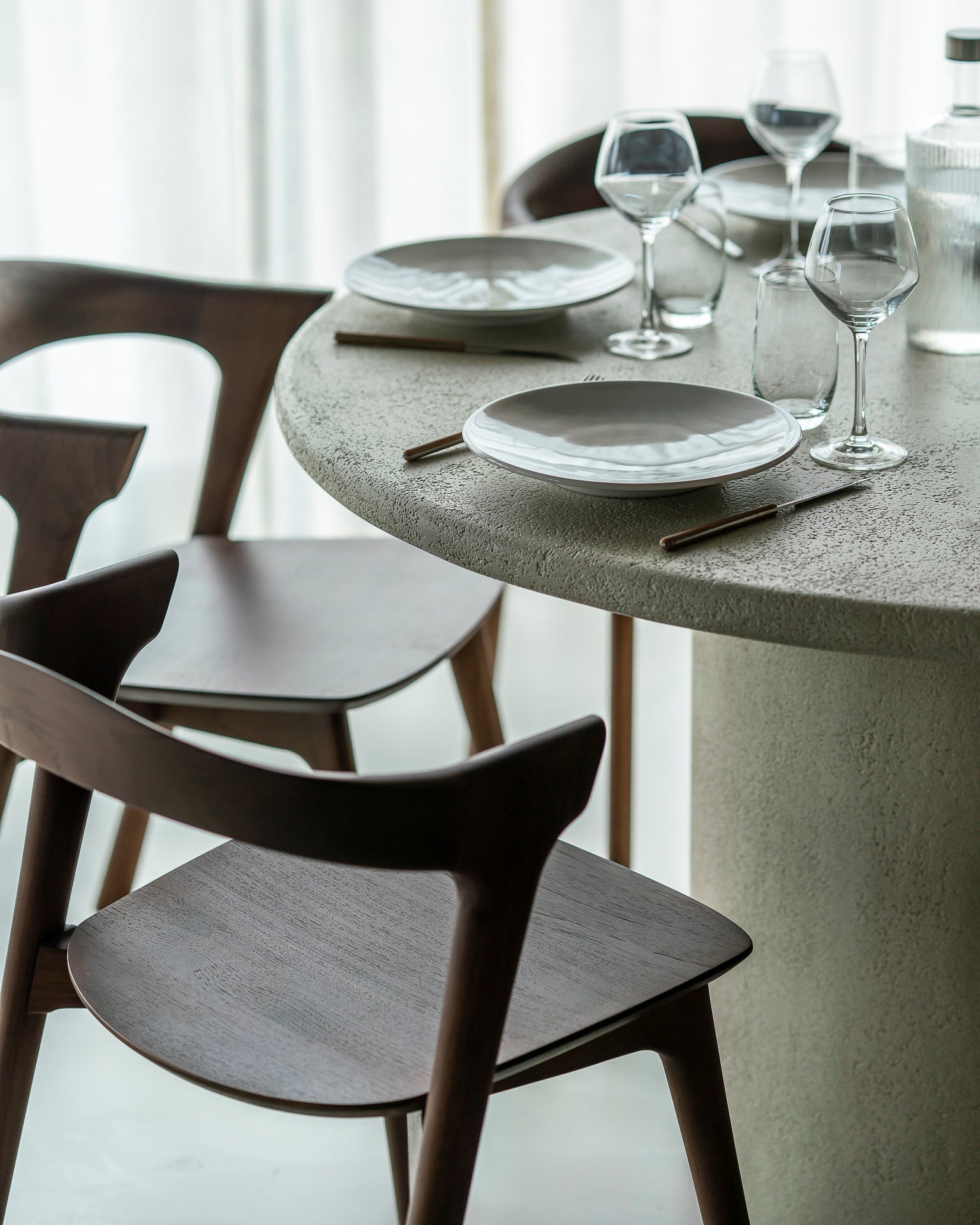 Elements Dining Table White Cliff Studio Dining Table