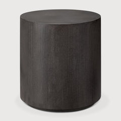Elements outdoor side table - varnished concrete - Dark Grey - mushroom shape White Cliff Studio Outdoor Side Table