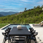 Elements outdoor side table - varnished concrete - Terra - mushroom shape White Cliff Studio Outdoor Side Table