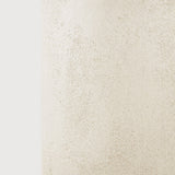 Elements side table - varnished Microcement - Off White - round White Cliff Studio Side Table