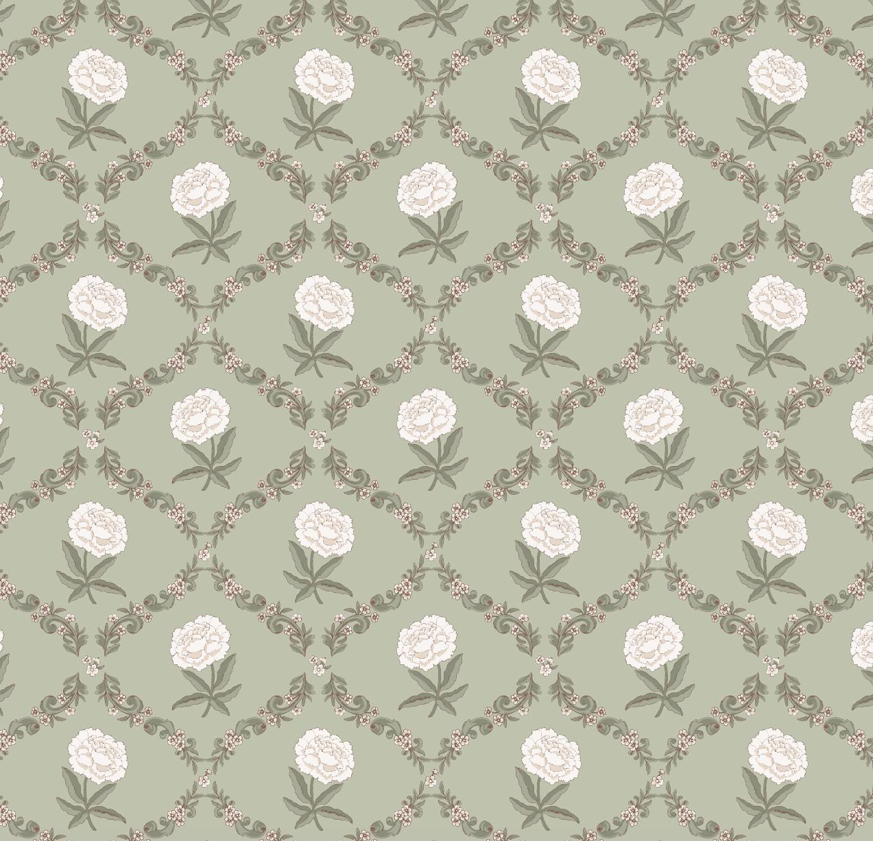 Elise Wallpaper by Anna H Design