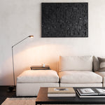 Ellipse side table - varnished Minerals - Umber - rectangular White Cliff Studio Side Table