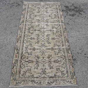 Eloise 3x6 Neutral Vintage Runner Rug