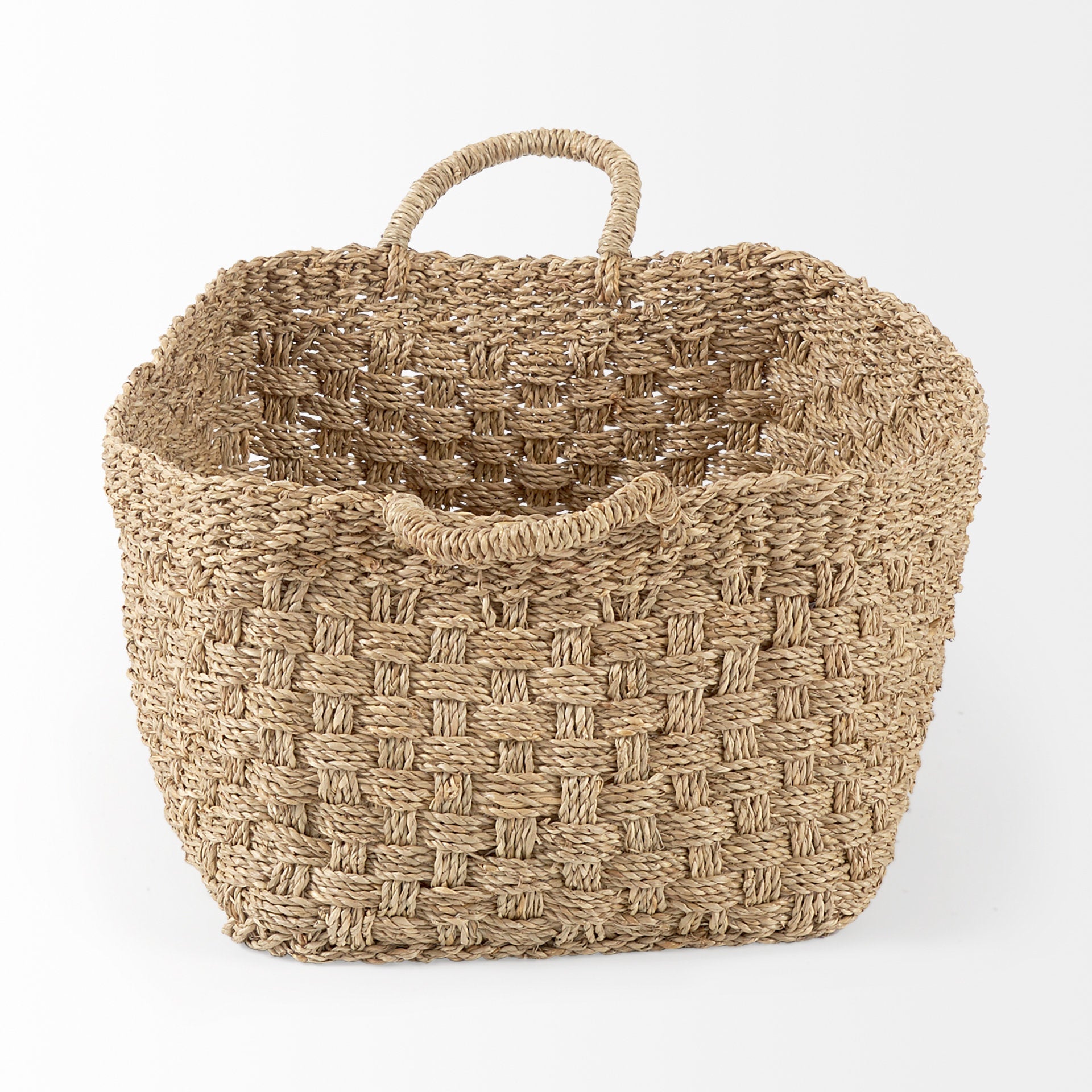 Emma Light Brown Seagrass Basket (Set of 3)