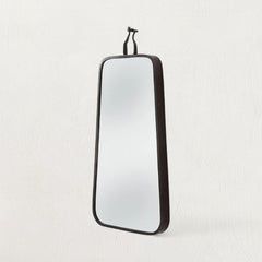 Autero Black Iron Wall Mirror