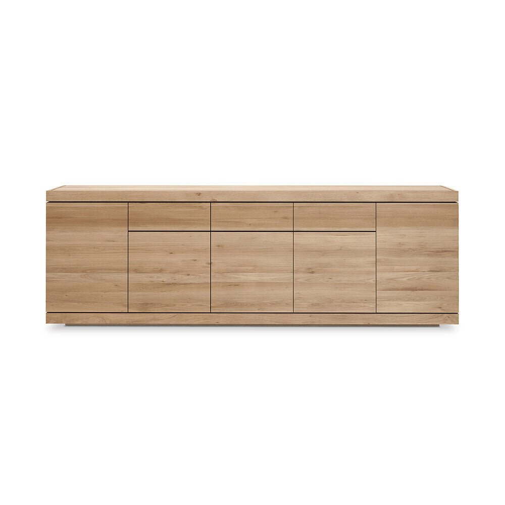 Burger Solid Oak Wood Sideboard / Buffet Cabinet